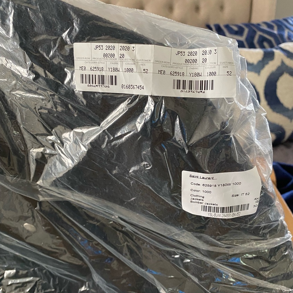 BRAND NEW MENS YSL JACKET  SIZE 52 (M/L) - Picture 7 of 7